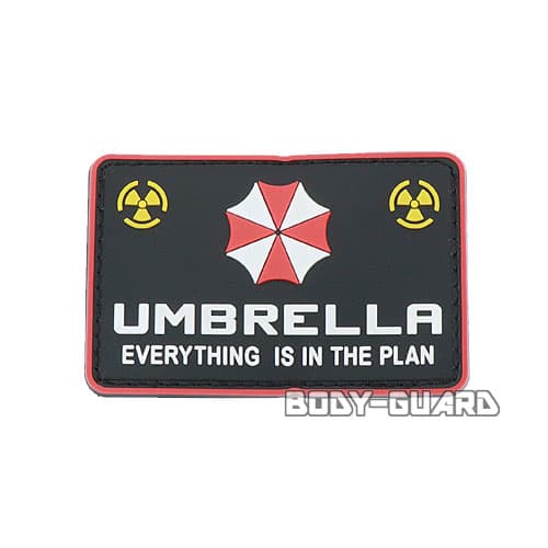 アンブレラ　角丸ワッペン　8.5×5.5【ゆうパケット対応】