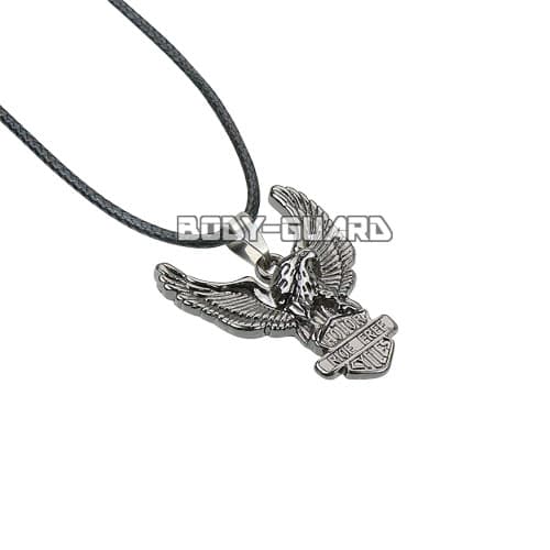 イーグル　ネックレス　ブラック【ゆうパケット対応】