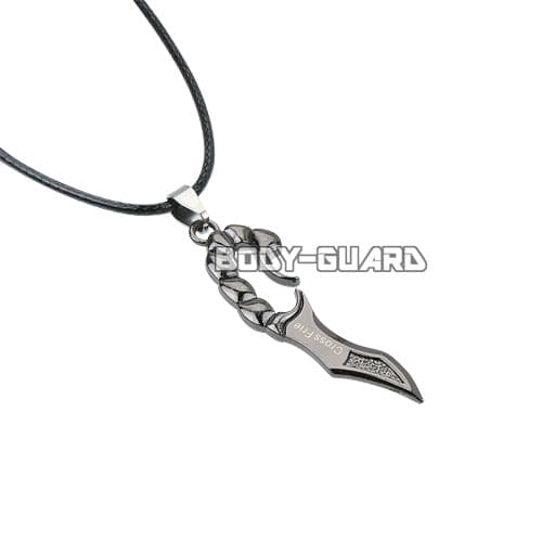 スコルピオン　テイル　ネックレス　ブラック【ゆうパケット対応】