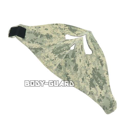 迷彩フルマスク　デジタル迷彩【ゆうパケット対応】