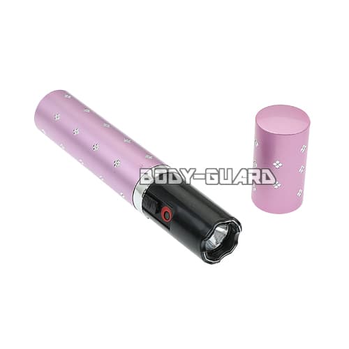 リップスティック型スタンガン　スマート　充電式　ピンク