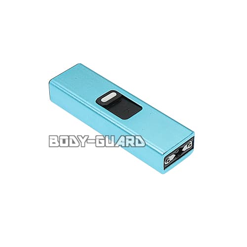 USBメモリ型スタンガン　タイプ2　充電式　ブルー