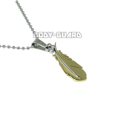 羽ネックレス　ミニ　ゴールド【ゆうパケット対応】