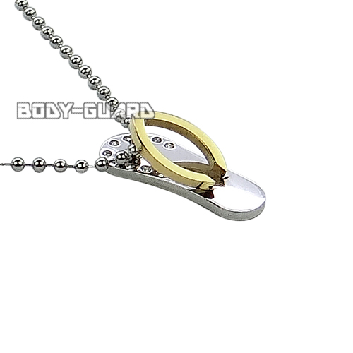 サンダルネックレス　ゴールド【ゆうパケット対応】