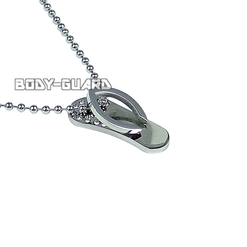 サンダルネックレス　シルバー