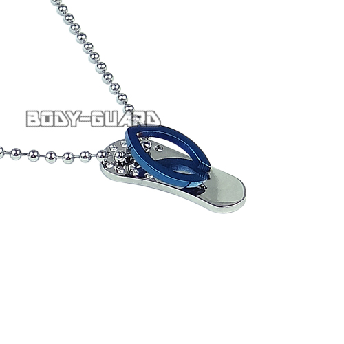 サンダルネックレス　ブルー【ゆうパケット対応】