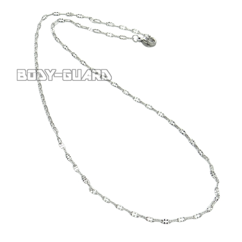 ネックレスチェーン　43cm　細　レディース【ゆうパケット対応】