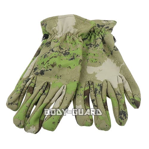 タクティカル防寒グローブ　グリーンカモ　M【ゆうパケット対応】