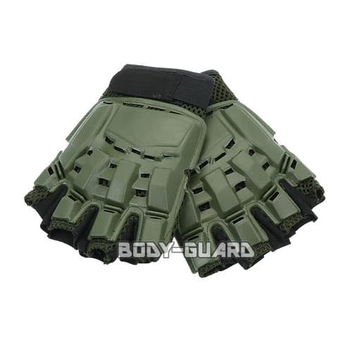 プロテクトグローブ　メッシュ　カーキ　M